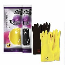 명진 공업용 고무장갑 9호, 명진공업9호노랑, 색상:명진공업9호노랑