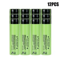 10-20PCS 파나소닉 NCR18650B 3400mah 3.7V 18650 리튬 충전식 배터리 노트북 손전등 컴퓨터, [01] 3.7 볼트, [02] 12PCS