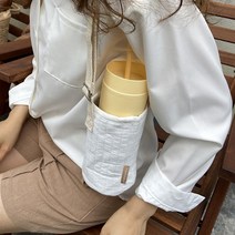 에코 KN-04006 파우치 누빔 로모주 텀블러백 물병, 누빔 텀블러백(블루)