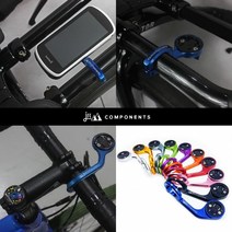 jrc 가민마운트 브라이튼 와후 가민거치대 GPS속도계 WAHOO GAMIN, 레드, 로우 핸들바 마운트, GARMIN