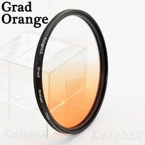 KnightX-카메라 렌즈 필터 UV CPL ND Star 49 52 58 62 67 72 77mm 캐논 소니 니콘 사진 18-200 1300d 세트 포토 라이트, Grad Orange_67mm, 11 Grad Orange_06 67mm