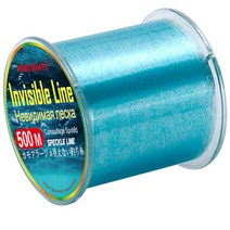 500m 보이지 않는 낚싯줄 spoted line 3d 바이오닉 모노필라멘트 탄화불소 코팅 스페클 잉어 나일론 스레드 플라이 피쉬 라인, 0.8, 500m 블루