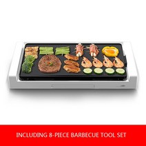 연기없는 연기먹는 안방 반반전기그릴 꼬치 바베큐 야외 가정용 가정용 무연 붙지 않는 바베큐 그릴 2-8, 01 220V_01 CN