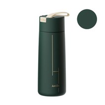 LUCKOU 보온컵 이중스테인리스컵 350ml 집들이선물 콜드컵, 녹색