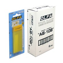 올파 소형 커터 리필 칼날 AB-10B 6p, 1개