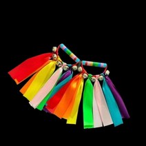 무속인용품 무당방울 신내림 굿 기도, 25cm7색