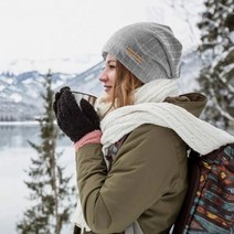 Earmuff Hat Women Warm Solid Knitted Pile Pullover Cap Cold Press Mens Fuzzy
