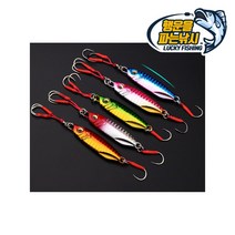 (행운을파는낚시) 웨폰 케이 메탈지그 (20g 30g 40g) 삼치 농어 갈치 볼락 고등어, 40g, 01. 그린