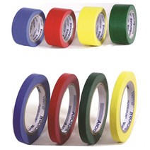 칼라마스킹테이프 40M 컬러 1.2cm 2.5cm 5cm 어린이집 유치원 초등학교 사무용품 만들기재료, 25mm(폭) x 40m(길이), 초록