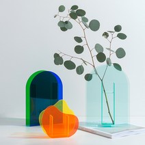 아크릴 인테리어 꽃병, B타입(아이스민트)