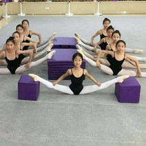 발레 학원 무용 학원 교습소 스튜디오 아카데미 유연성 훈련 보조 블록 지지대 쿠션 연습 도구 다리찢기 연습 도구, 05.30cm스퀘어스툴 연보라색린넨