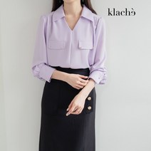 클라셰 클라셰 (77까지)골드더블버튼포켓블라우스_CB3SBL107A