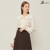 [JJ지고트(JJ JIGOTT)] (JJ지고트) 와이드 칼라 타이 블라우스 GM9P0BL9
