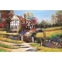 1000피스 직소퍼즐 - 들꽃이 가득 핀 정원, 단품, 단품