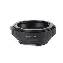 Nikon F 마운트 렌즈 용 조리개 링이있는 Nik(G)-L/M 어댑터 링 (G 시리즈 지원)-Leica M 카메라 M7 M8 M9, 한개옵션0
