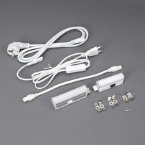 LED T5부속품 전원선 연결선 스위치 클립 스위치코드선 T5 부품 간접등 라인조명, A_2P LED T5부속품, 2P T5 마감캡, 1개