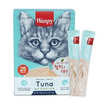 올리고당 함유 냥이용 참치 대구 츄르25p 습식간식, 기본, 기본