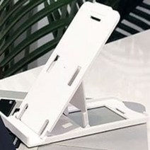 다용도 가벼운 스마트폰거치대 화이트 모던디자인 전화기받침대, 1개