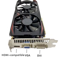 GTX550TI 고속 그래픽 카드 2GB DDR5 128BIT 700/850MHZ VGA + DVI HD PCI-E 데스크탑 컴퓨터 게임