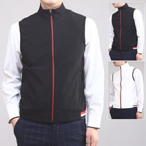 봄여름 MB 삼색 밴딩 스판 집업 조끼 MBV1089