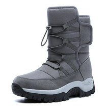 여성레인 부츠 슈즈 Fujeak Winter Mens Hiking Boots Couple Snow Plus Velvet Warm Outdoor Casual Short