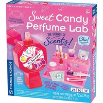 Thames & Kosmos Sweet Candy Perfume Lab STEM 키트 | 캔디 향 향수 디자인 및 제작! | 향기의 과학을 탐험하세요 | 분무기가 있는 캔디 모양의