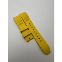 FKM 퀵 릴리스 불소 고무 시계 스트랩 리차드 밀 밴드 손목 벨트 팔찌 액세서리 뉴 디자인 20mm 22mm, 02 yellow_01 20mm