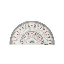 반원분도기 18CM 사무용품 각도기 원형자 템플릿자 템플레이트 삼각자50CM 제도용삼각자 원형템플릿 원형각도기