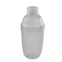 shangren 측정 Barware 4 크기를 가진 플라스틱 막대기 칵테일 셰이커 아이스 음료 믹서, 700ml, 매트 투명