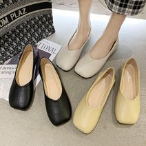 사각코 여성플랫슈즈 단화 로퍼 뮬슬리퍼 블로퍼 LK-P268