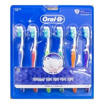 오랄비 후레쉬 클린 큰 헤드 부드러운모 칫솔 6개입 치아 16947EA, 1, 본상품선택