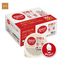 햇반 백미밥, 205gx36개, 24박스