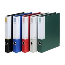 [홈앤스쿨] 문화산업 B848-7 이코노웹 합지 3공 D링 바인더 3cm, 흑색