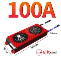 BMS 인산철 Daly-BMS 리튬 이온 6S 24V 15A 20A 30A 배터리 관리 시스템 PCM PCBA 액세서리 18650 리튬 배터리 팩 밸런스 포함, 07100A
