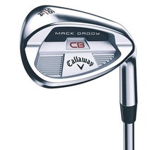 Callaway 맥 대디 CB 웨지 오른손잡이용 스틸 웨지 플렉스 52도 실버, Right, Graphite, 50 Degrees