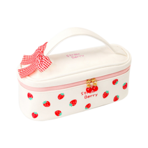 리빙공감 스트로베리 펜 파우치 필통, 딸기