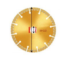 브레이징 다이아몬드 톱날 강철 금속 돌 주철 철근 알루미늄 다목적 철거 계약자 절단 디스크, [05] E