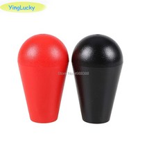 Yinglucky-타원형 톱 볼 크리스탈 로커 헤드 2 개 zipy SANWA 조이스틱 아케이드 스틱 아메리칸 스타일 스마트폰조이스틱, [05] 2pcs black