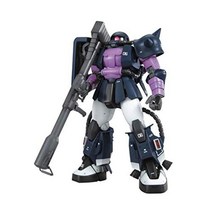 BANDAI SPIRITS MG 1/100 MS-06R-1A 고기동형 자쿠 II 검은 삼연성 사양 Ver.2.0 (기동전사 건담), 1개, 상품명참조