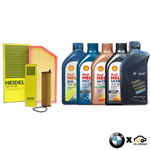 BMW 528i 엔진오일 세트, [F10] 528i (N20), 모빌 올인원 5W30 5L 엔진오일, 오일필터, 5000ml