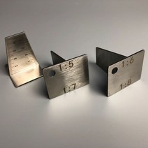 목공 Dovetail 마커 알루미늄 합금 마킹 템플릿 1:5 및 1:7 우드 조인트 게이지 도브테일 가이드 도구, 02 type B, 02 type B