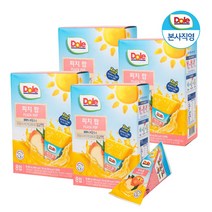 Dole 후룻팝 피치 4박스 32팩 복숭아 주스, 단품