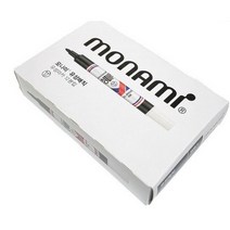모나미 둥근 닙 유성매직, 흑색, 192개