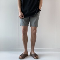 피노치 남자 린넨 슬랙스 반바지 보카시 밴딩 빅사이즈 5XL