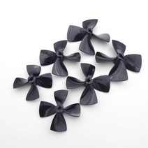 보트 프로펠러 4 블레이드 60mm 70mm 80mm PC 1 개 RC 예인선 미끼 낚시 ROV 로봇 Tuibo 제트 모델용 5mm 샤프트, [04] 1PC D80mm Left Hand