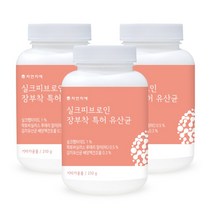 자연지애 실크피브로인 장부착 특허 유산균 / 장부착 장밀착 장정착 특허 유산균, 3개, 210g