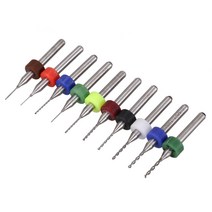 10 초경 미니 팩 비트 CNC PCB (0.3-1.2mm)를 드릴, 보여진 바와 같이, 하나