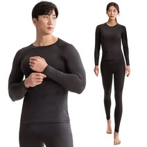 언더스킨 남녀 이너웨어 세트 블랙