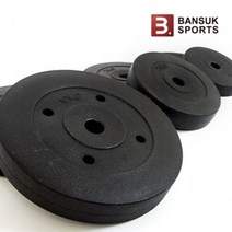 [반석스포츠] PVC 바벨 2.5kg 원판 바벨 덤벨 역기 운동