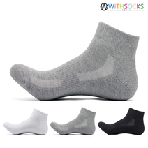 위드삭스 남성39 스포츠양말 남자단목양말 앵클삭스 그물망, 남-39B_그레이